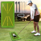 Golf Training Mat for Swing Path and Impact Detection