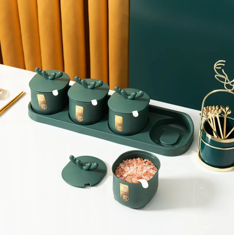 Elegant spice box order and style in the kitchen