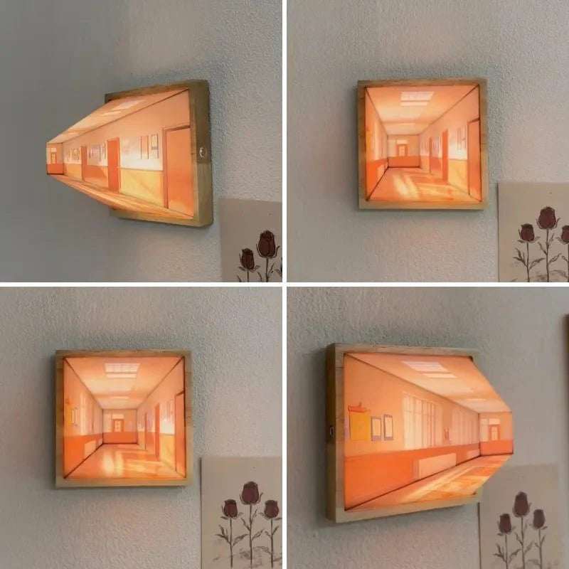 DimenLamp - 3D LED Lamp - Modern Wall Decoration - Unique Gift Idea