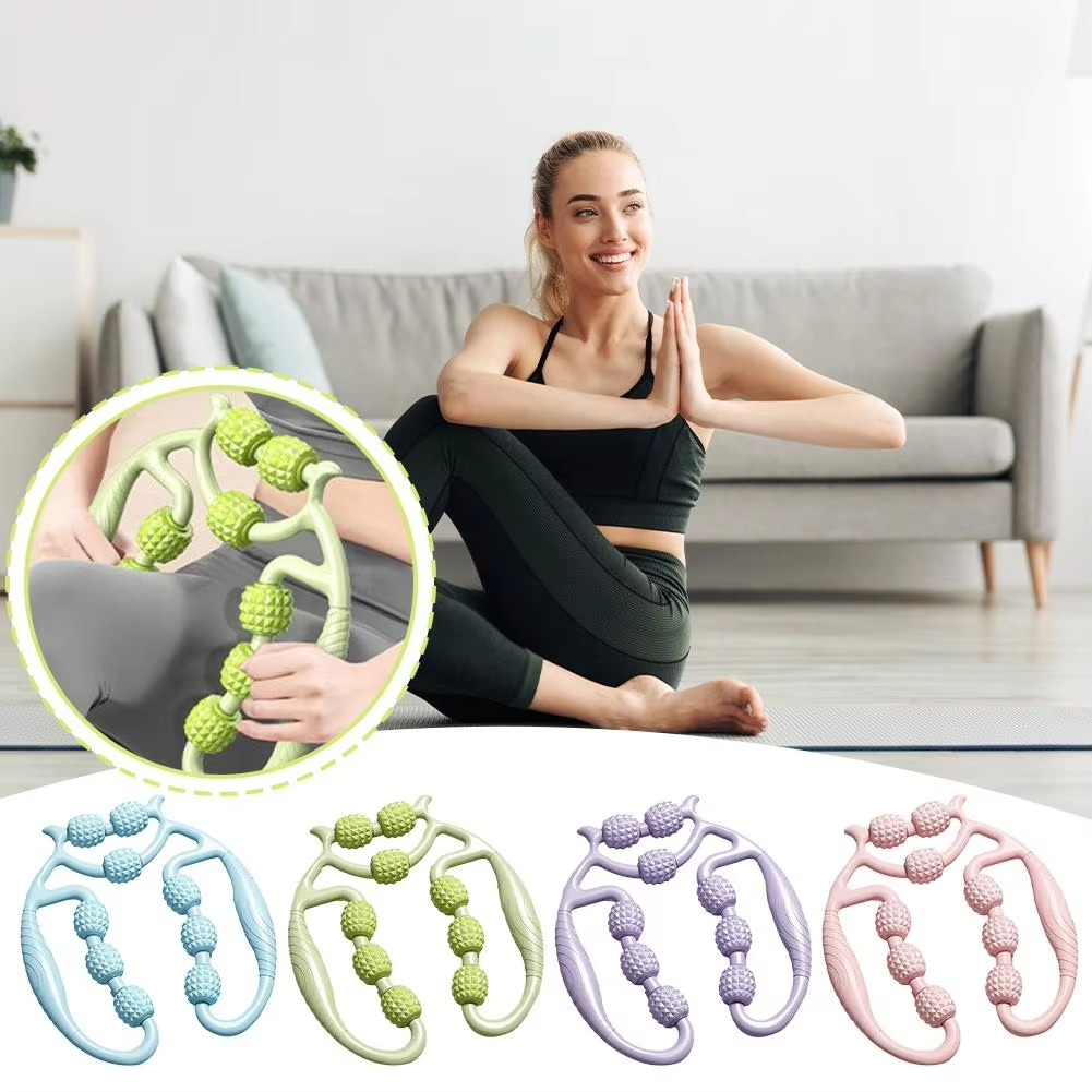 Circular Leg Massage Roller Clips for Muscle Relaxation and Recovery
