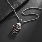 Gothic Skull Octopus Tentacle Necklace