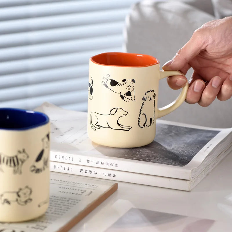 Are you a cat or a dog person coffee mug