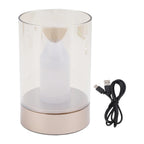 AuraFlame LED Candle | Gesture Control & Stepless Dimmable | USB Rechargeable | Warm Light 2400K | 8.5 × 8.5 × 13 cm