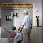 Wireless Video Doorbell with Intercom & Night HD Vision – 4.3” IPS Display, Waterproof
