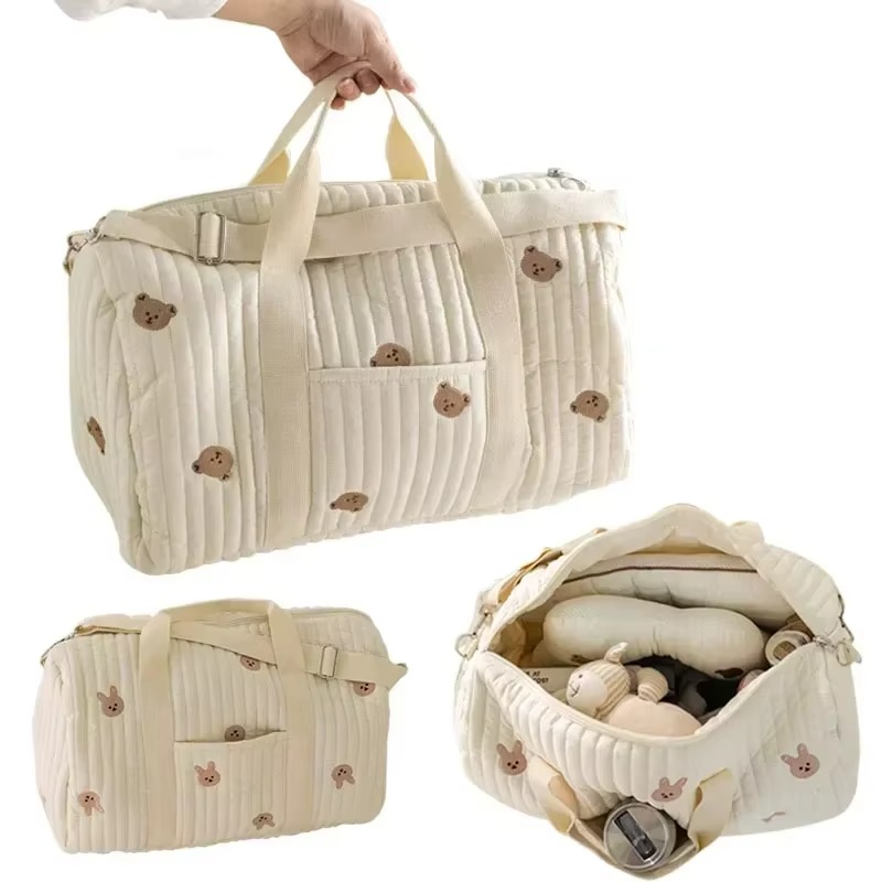 Versatile Mommy Travel Tote - Diaper, Nappy, and Essentials Organizer Bag
