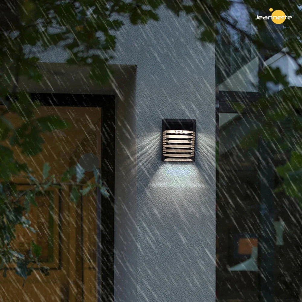 Solar LED Garden Wall Light – Solar-powered outdoor lighting for patio and garden