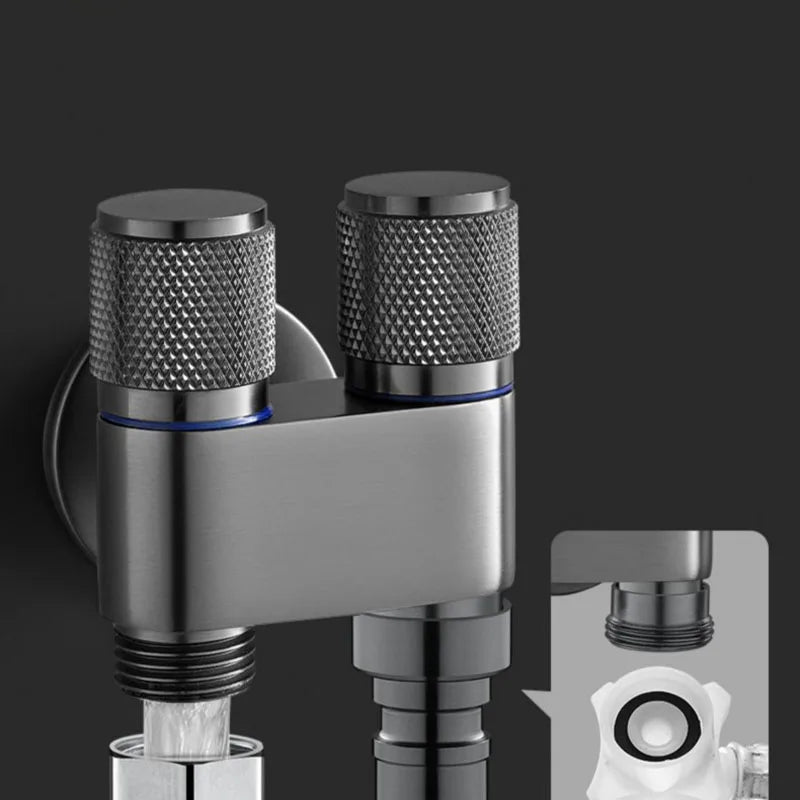 Dual Flow Pro – 2-in-1 Wall faucet for toilet and washing machine