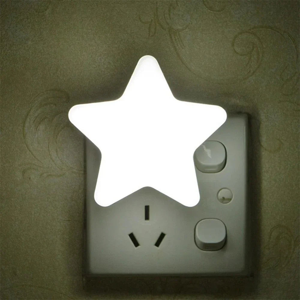 Cute Star LED Socket Night Light