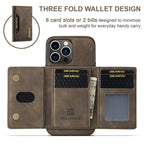 2-in-1 iPhone case with detachable wallet
