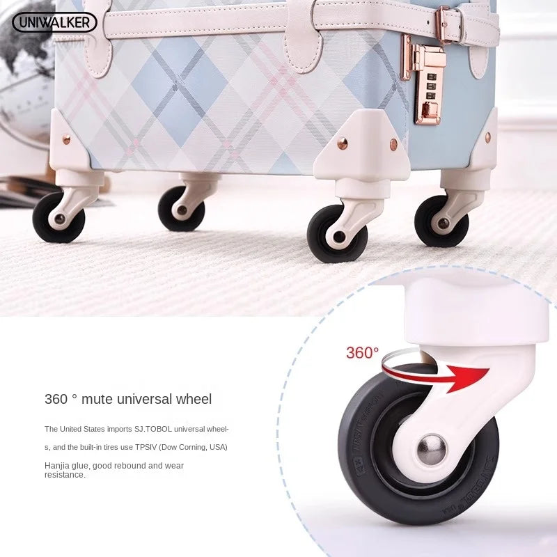 Retro Hardcase Luggage Set - Valencia