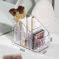 Make-up Organizer Box ClaryLux | Water Wave Design | Large Capacity | Open Trapezoidal Shape