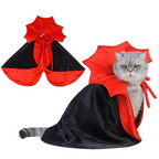 Halloween Cape Costume for Cats and Small Dogs – Soft Cloak for Pet Cosplay and Holiday Parties