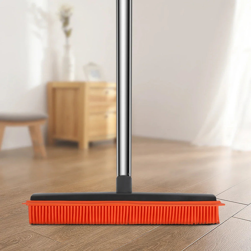 Rubber Brooms Hairless SweepPro | Adjustable Silicone Broom for Pet Hair, Carpet & Windows | For Indoor & Outdoor