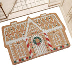 Christmas doormat Imitation Cashmere Non-slip Rug
