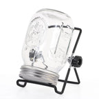 VitaKeim Sprouting Jar Set | Stainless Steel Strainer Lid | For Fresh Sprouts at Home | 16oz & 32oz