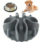 Mindrauf Slow-Feeding Insert for Dog Bowls | Promotes healthy digestion & mental stimulation | Made of soft silicone | Suitable for all sizes