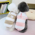 Warmer fleece dog sweater for small dogs