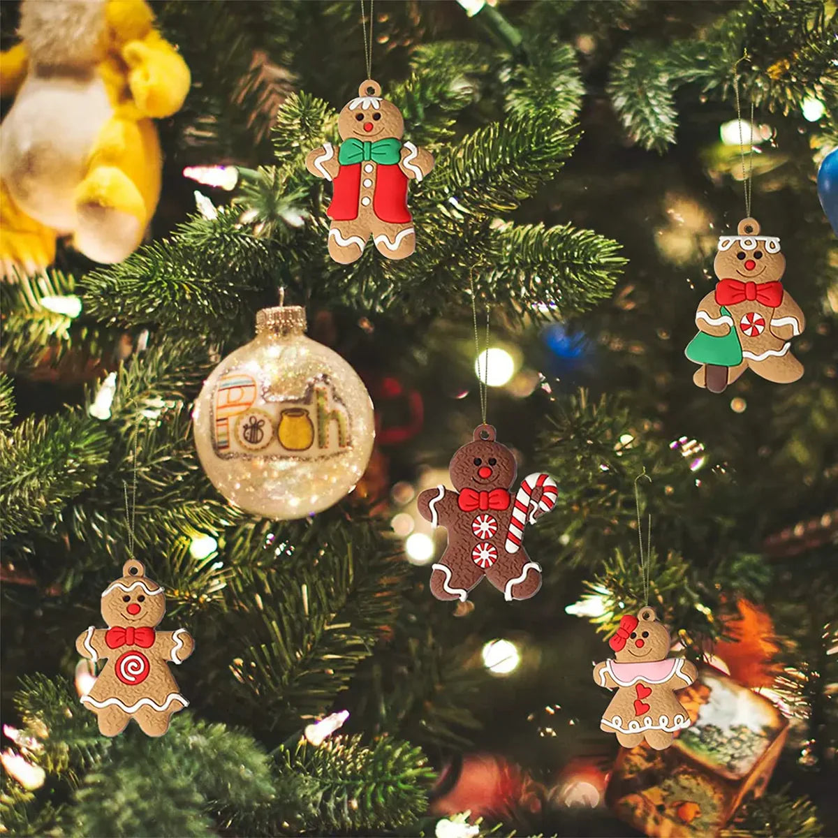 FestiveBites - Gingerbread Christmas Tree Decoration