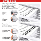 SchnittMeister 18-in-1 Mandoline Vegetable Slicer | Adjustable & Stainless Steel Blades | For Slices, Strips & Julienne | Safe & Versatile