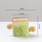 Glass Vase with Binaural Handle