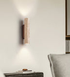 Wall Lamp with Handmade Finish in the Spirit of Wabi-Sabi