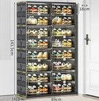 ShoeStacker Pro | Efficient shoe organizer for space saving