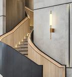 AuraGold – Elegant Gold Wall Lamp for LED Illumination