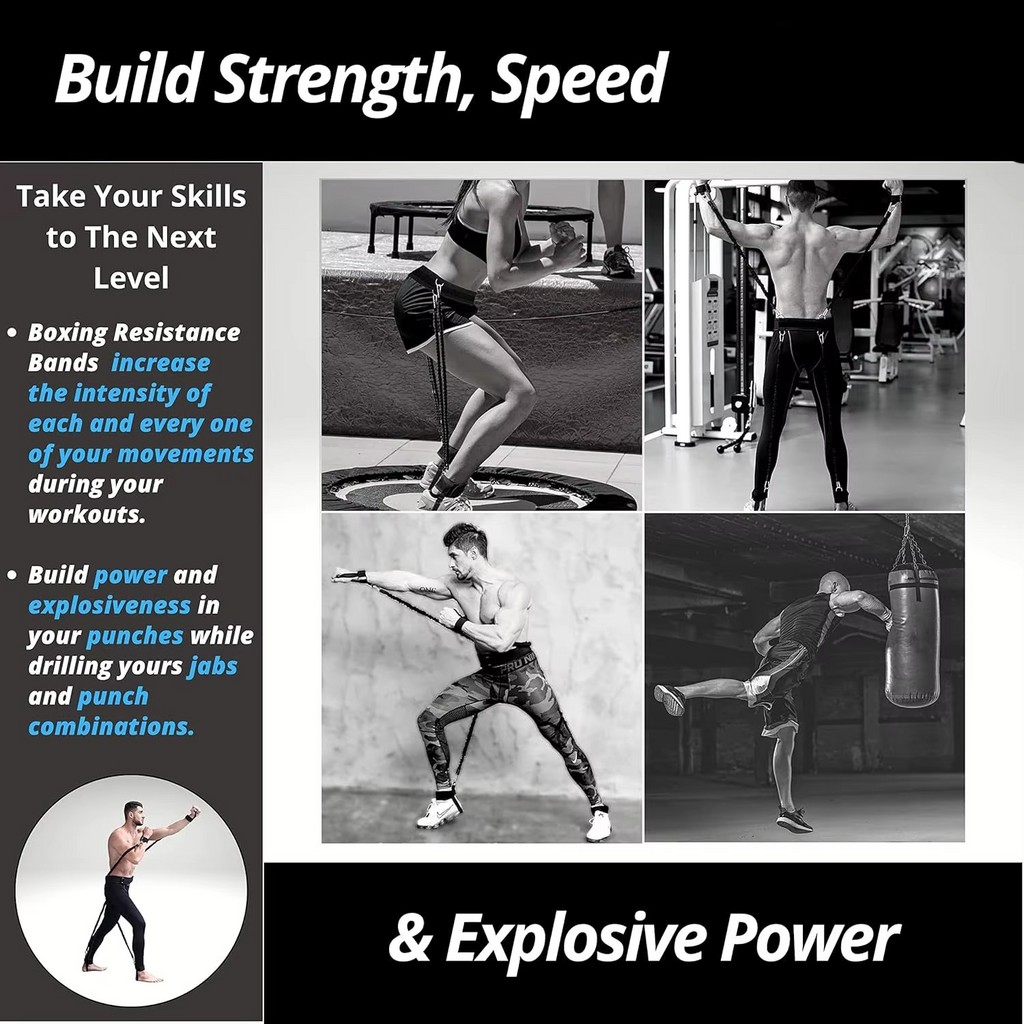 Resistance Training Belt Set for Leg and Core Strength