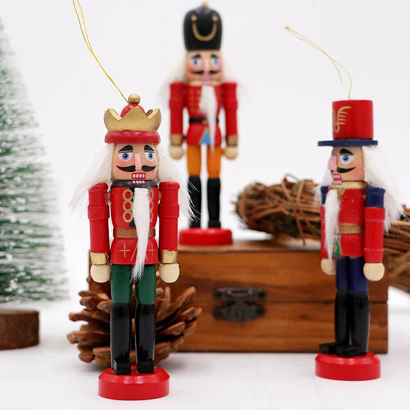 HoutPracht | Set of 6 Mini Nutcracker Ornaments
