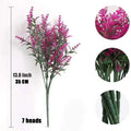 Floraven Lavender Bouquet | Artificial & Carefree | 5 Stems | For Indoor & Outdoor