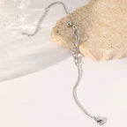 Dainty Curb & Bold Paperclip Chain Bracelet