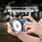 Mini Magnetic Selfie Ring Light - Pocket Clip-On LED Light