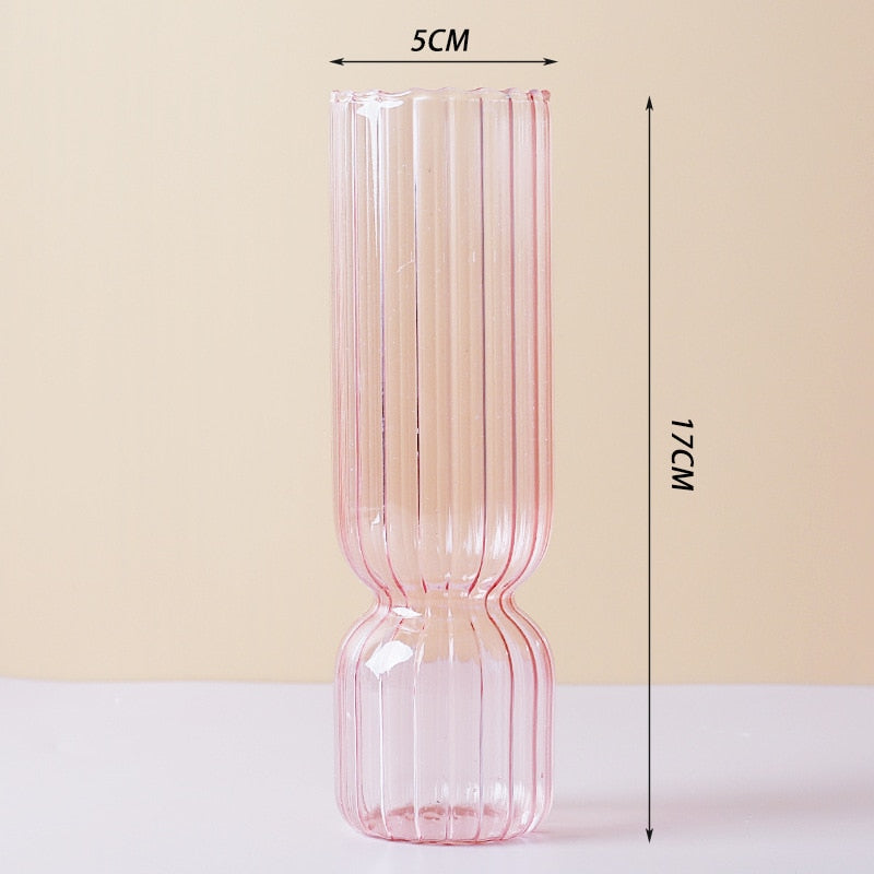 Lilac Candle Holder made of Glass