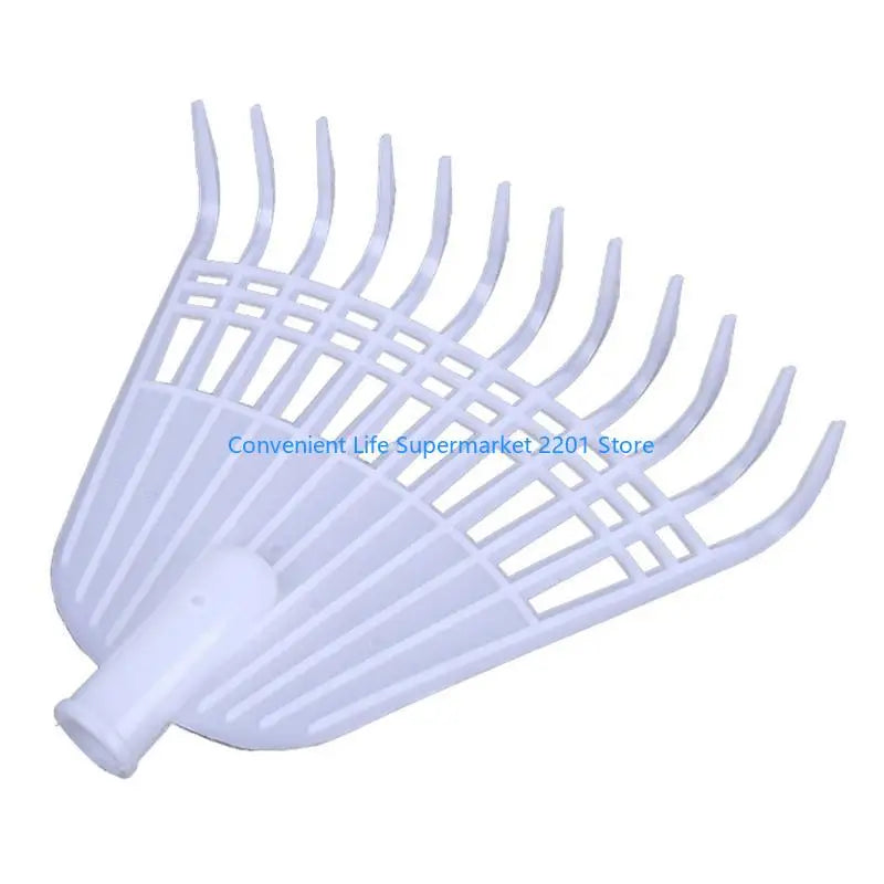 Rakeon Leaf Rake with 12 Tines | Plastic | 38 × 32 cm | Without Handle | Lightweight & Versatile