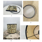 Art Deco Drum Lampshade