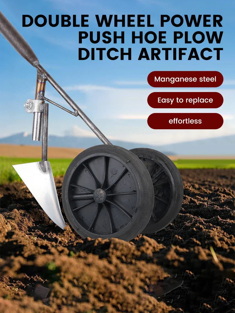 Weeding Hoe TerraRex Duo | Hand-forged from Manganese Steel | For Weeding & Soil Loosening | Without Handle