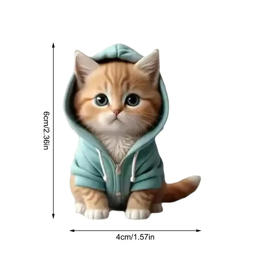 Cool Hoodie Cat Clip-On Car Freshener