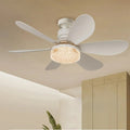 Elegant Flower Energy Saving RC Ceiling Fan Lamp