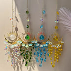 Radiant Moonlit Quartz Prism Suncatcher