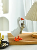 Decorative Figure GooseMag | Magnetic Goose Key Holder | Resin Sculpture & Organizer