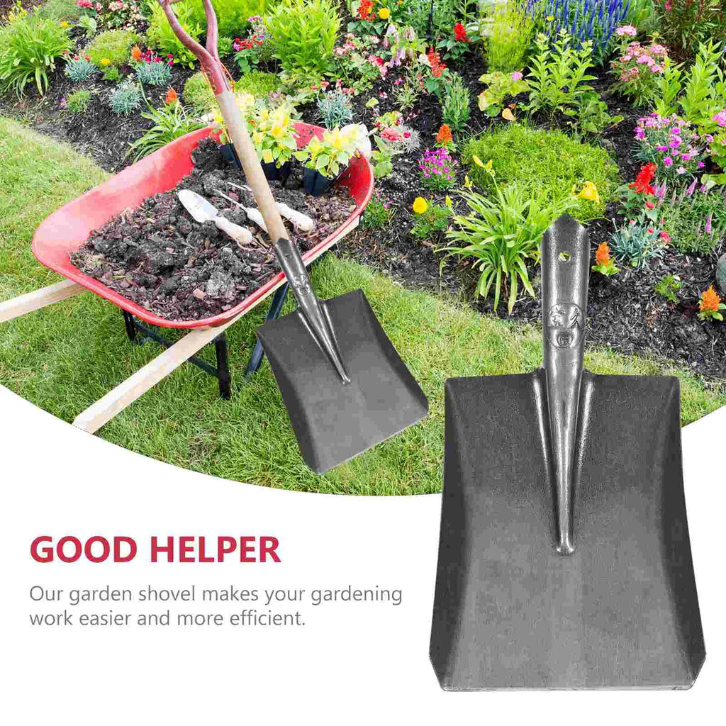 TerraGrip Garden Spade | Extra Robust & Handy | For Roots & Lawn Edges | Carbon Steel Rust-Free