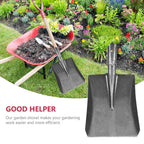 TerraGrip Garden Spade | Extra Robust & Handy | For Roots & Lawn Edges | Carbon Steel Rust-Free