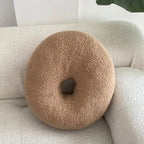Nordic Bouclé Abstract Cushion – Minimalist Plush Pillow