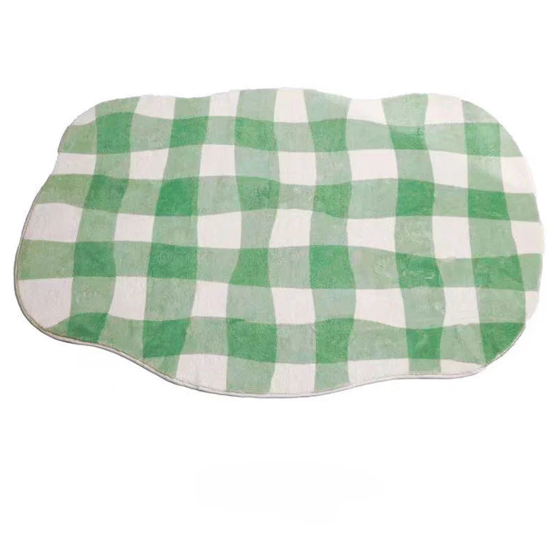 Plaid Wonky Rug