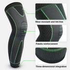 Knee Support Compression Sleeve for Full Leg Stabilization and Joint Relief