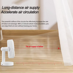 USB Desktop Oscillating Fan with Adjustable Head and Powerful Airflow