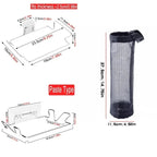 ClipBin Waste Holder | Stainless Steel Clip for Garbage Bags | No Drilling | For Kitchen & Bathroom