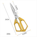 Multifunctional kitchen scissors | Stainless steel SK5 | For meat, fish & vegetables | Ergonomic handle