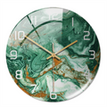 Stylish Marble Wall Clock with Silent Mechanism