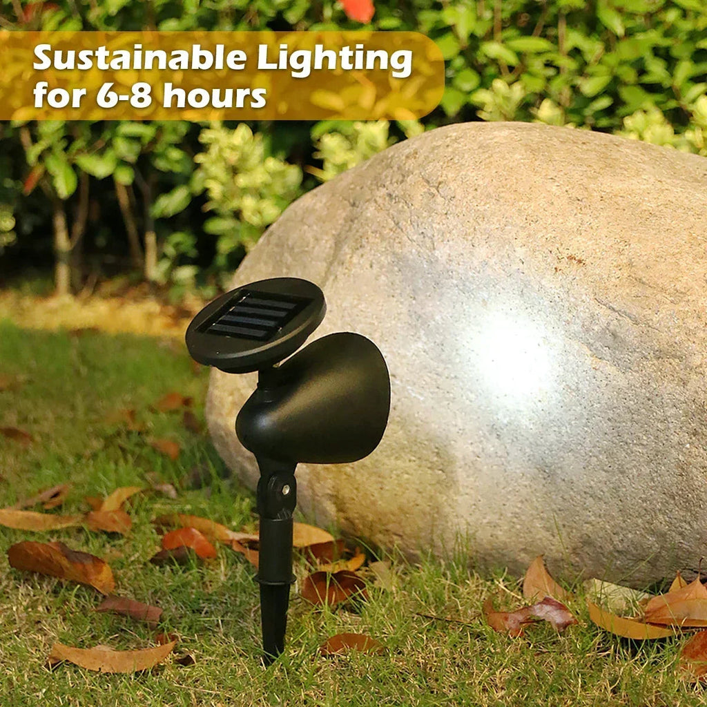 Solar-spotlight LumiFokus | LED garden spotlight | IP65 waterproof | For trees, paths & landscape lighting